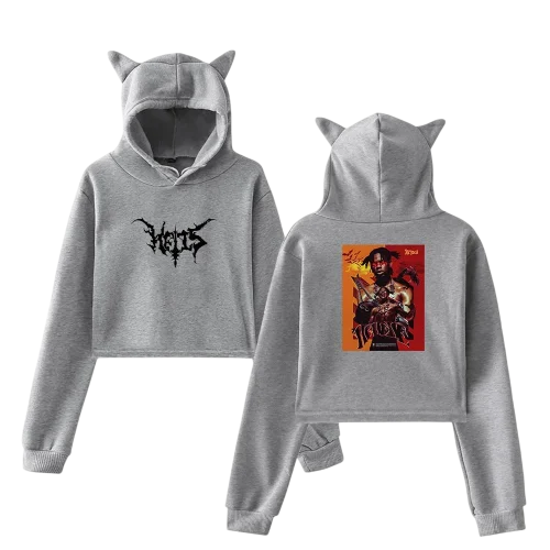 Rema Cropped Hoodie #3