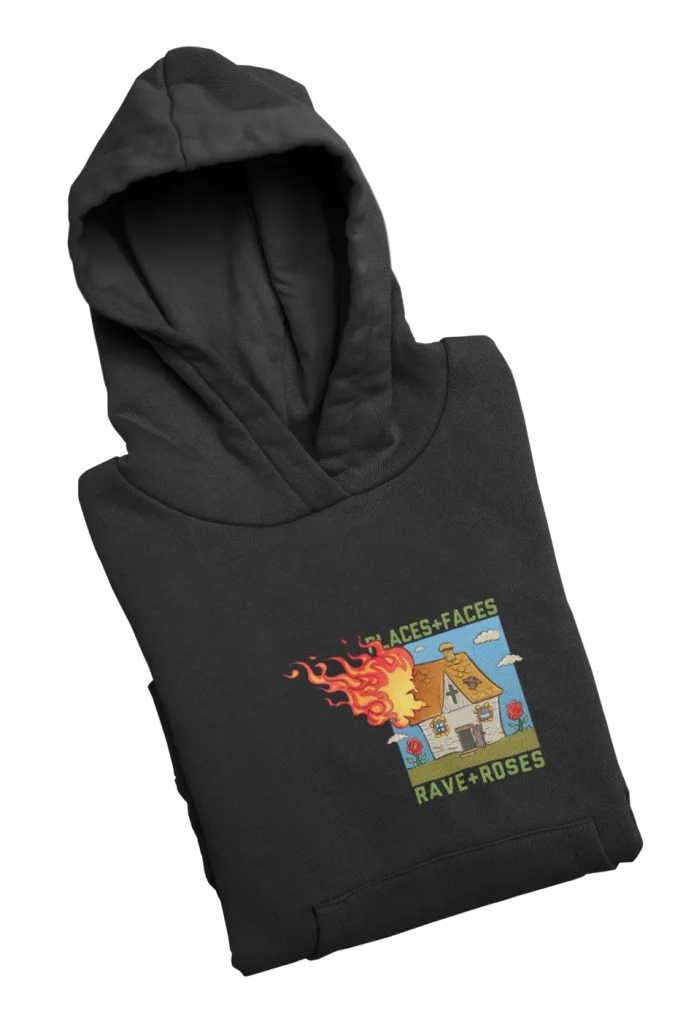 Black Hoodie - Collab Rema x Places + Faces